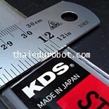 281 ไม้บรรทัด ฟุตเหล็ก 12 นิ้ว ของ KDS (made in Japan)