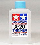 80040 ทินเนอร์ ผสม/ล้างสี TAMIYA X-20 Thinner (250ml)