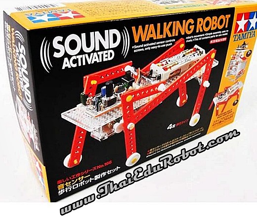 70166 ชุดประกอบหุ่นยนต์เดินอัตโนมัติ ควบคุมด้วยเสียง(Tamiya Sound Activated Walking) 1