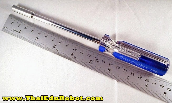 670 ไขควงหัวบล็อก หกเหลี่ยม ขนาด 7 mm (ใช้กับ nut ขนาด M4) ไต้หวัน 2