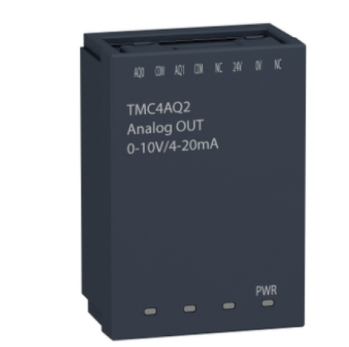 TMC4AQ2 Analogue output cartridge, Modicon M241, 2 analog outputs