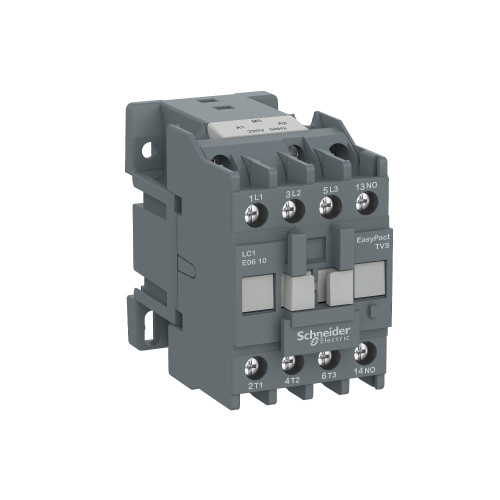 LC1E0901M5 Contactor,EasyPact TVS,3P(3NO),AC-3,<=440V,9A,220V AC coil,50Hz,1NC auxiliary contact