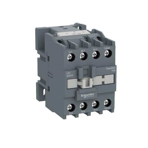 LC1E3810M5 Contactor,EasyPact TVS,3P(3NO),AC-3,<=440V,38A,220V AC coil,50Hz,1NO auxiliary contact