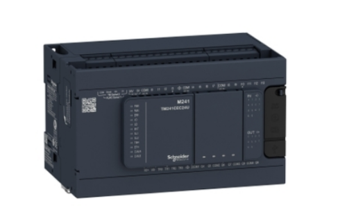 TM241C24R Logic controller, Modicon M241, 24 IO relay