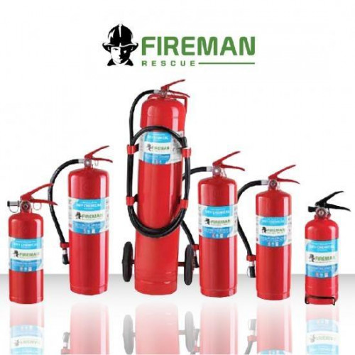 FIREMAN ถังดับเพลิงชนิดผงเคมีแห้งดับไฟชนิด A,B,C มาตรฐาน มอก.332-2537