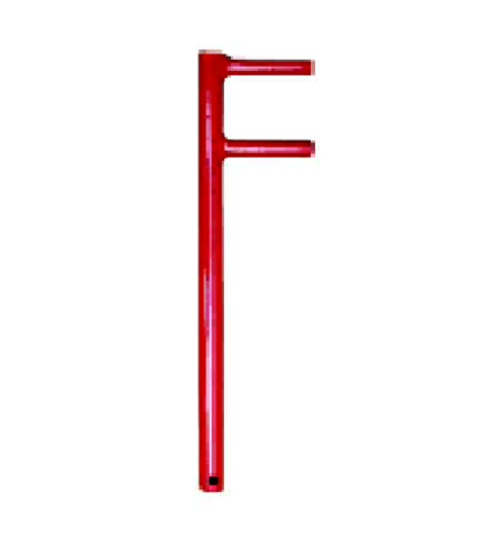 ประแจตัว F สำหรับขันแองเกิ้ลวาล์ว 2.5 นิ้ว แบบด้ามยาวสีแดง