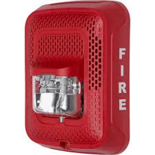 POTTER ELECTRIC รุ่น HS-24WR Horn Strobe 24 VDC,Wall MT,Red