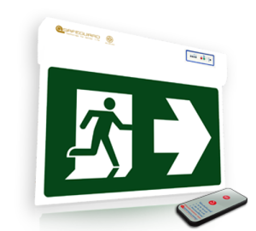 SAFEGUARD รุ่น Exit SLED T2 Exit Sign Auto Test and Remote.