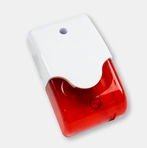 OMSIN รุ่น YS-61 สัญญาณเสียงไซเรนพร้อมไฟกระพริบ 12VDC หรือ 24VDC