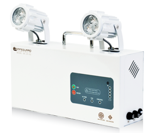 SAFEGUARD รุ่น  IPL 127-212 LED M 2 X 6 W Duration 4 hrs. 12V 5Ah