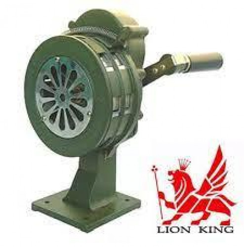 ไซเรนมือหมุนแบบยึดโต๊ะความดัง 110 dB(Hand Operated Siren)รุ่น LK100A ยี่ห้อ Lion King