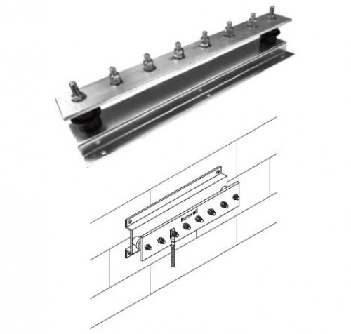 KUMWELL GBDL 140 Ground Bar without Disconnecting Link (For EB) 14 Terminals, Dimension 850x90x90 mm