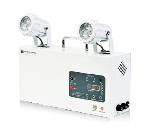 SAFEGUARD รุ่น IPL 127-212 LED AM ไฟฉุกเฉิน 2x9 W 12V 7.5 Ah IR Receiver