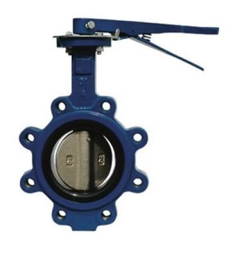 ARITA รุ่น ILBF-E04L-A15 Cast Iron Lug Type Butterfly Valve, ANSI 150 PSI, Lever Operator Size 5''
