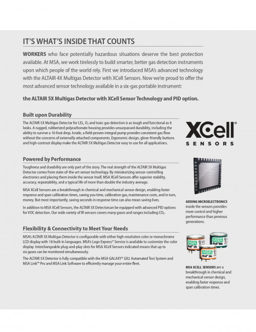MSA ALTAIR® 5X Multigas Detector 3