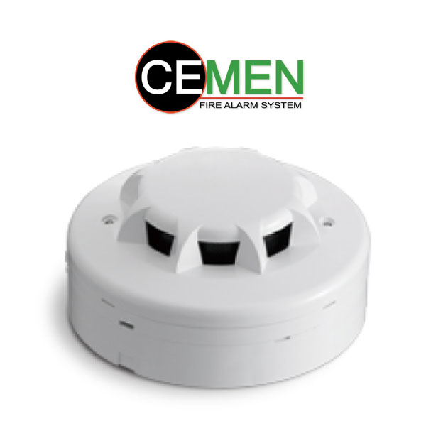 Photoelectric Smoke Detector 2 Wire with Base S 315 Cemen