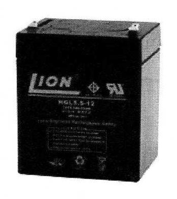 แบตเตอรี่แห้งชนิดตะกั่วกรด  ขนาด 12V-5.5Ah ยี่ห้อ Lion