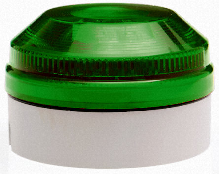 Beacon,xenon,flashing,15-28Vac/dc,104 mm,green lens รุ่น X195-02WH-04 ยี่ห้อ Moflash