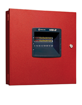 Fire Alarm Control Panel 2-Zone ,24VDC, 220VAC. Model MS-2E, Fire-Lite
