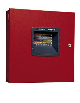 Fire Alarm Control Panel 4-Zone ,24VDC, 220VAC.,Model MS-4E, Fire-Lite