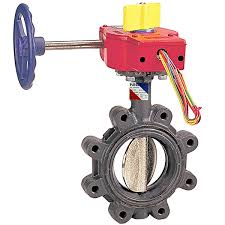 Butterfly valve Ductile iron body, wafer type, Gear operator, UL/FM for 250 psi.W.P. รุ่น WD3510-4