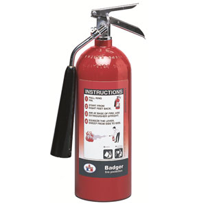 ถังดับเพลิง B15V-1 Fire Extinguisher 15 lbs., 10lbs UL listed 10 B:C. ยี่ห้อ BADGER