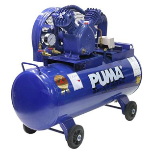 ปั๊มลม PUMA PP-2 Air Compressor 1/2 HP.650 RPM ,capacity 64 litres, max pressure 10 bar
