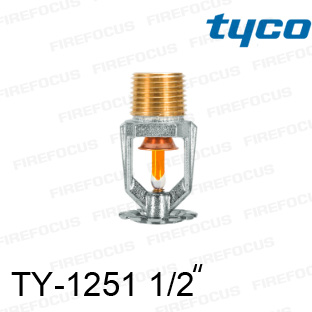สปริงเกอร์แบบ Pendent สีส้ม 135°F รุ่น TY-1251 (K2.8) 1/2 นิ้ว ยี่ห้อ TYCO