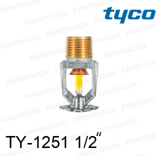 สปริงเกอร์แบบ Pendent สีเหลือง 175°F รุ่น TY-1251 (K2.8) 1/2 นิ้ว ยี่ห้อ TYCO
