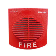 SIMPLEX Non-Addressable Speaker 25-70VRMS RED Wall Mount model.4092-9716
