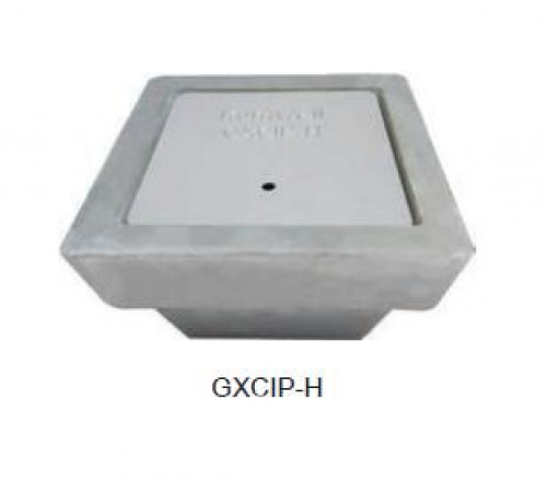 KUMWELL GXCIP-H Concrete Inspection Pit Dimension 310x310x192 mm, Cast Iron cover, Load 15,000 kg.