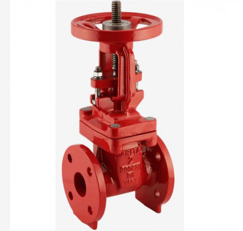 ARITA  รุ่น AFF-RGA-33FF-300 OS&Y Gate Valve Ductile Iron Body 300psi Flange ANSI150 Size 6''