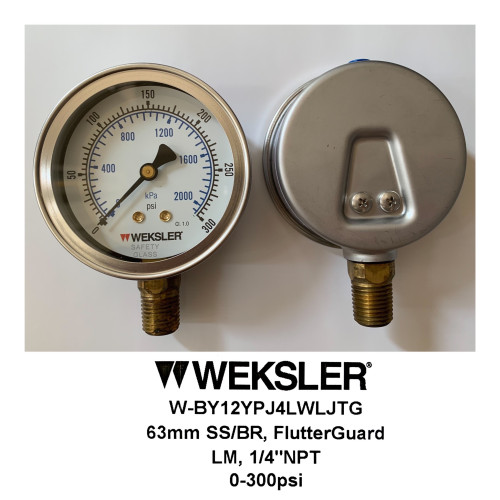 WEKSLER BY12 PRESSURE GAUGE 2.5