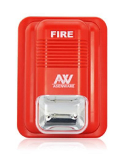 ASENWARE รุ่น AW-CSS2166-2 Conventional strobe sounder, 3 tones,24 Vdc