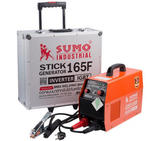 SUMOตู้เชื่อมเครื่องเชื่อมไฟฟ้าอินเวอร์เตอร์ 160 Aใช้กับเครื่องปั่นไฟ รุ่น STICK165 มีอะไหล่ทุกชิ้นใ