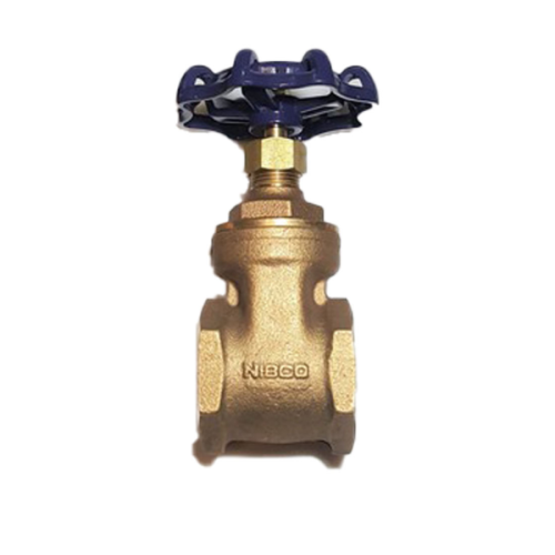 NIBCO รุ่น NP450 bronze NRS gate valve bronze body, threaded ends,BS21, 300 psi. W.O.G. Size 3/4