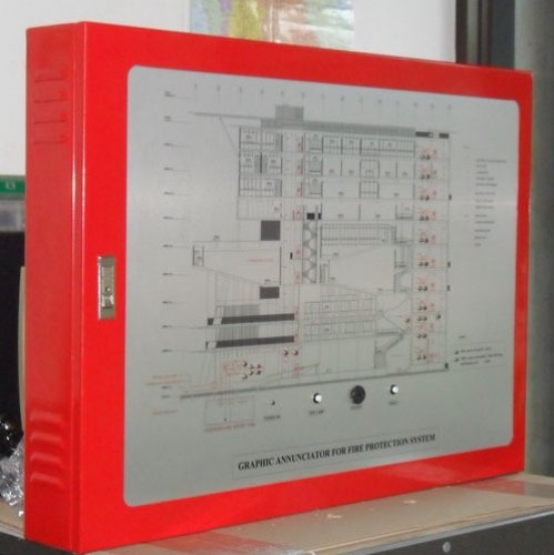 Graphic annunciator anodize plate Box ขนาด PLATE A3 (500x337x120mm)
