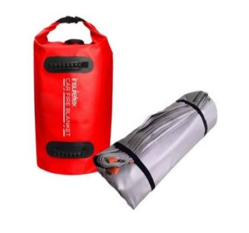 SILICA SILICONE EV Fire Blanket Silica Silicone EV Fire Blanket ผ้าคลุมดับไฟสำหรับรถไฟฟ้า EV 