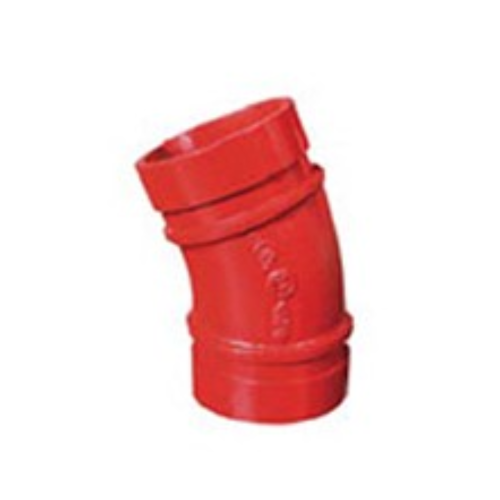 DUCKLARRSEN รุ่น XGQT07 ข้องอ 22.5 องศา Elbow Grooved 300psi UL/FM