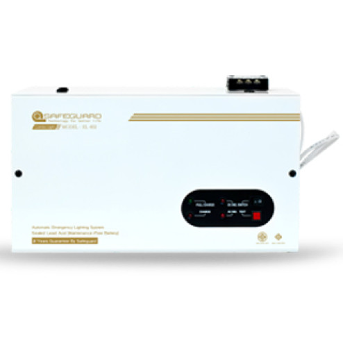 SAFE GUARD รุ่น EL172 Central Battery Support Load 100 W Duration 2 hrs.12 V 21 AH 