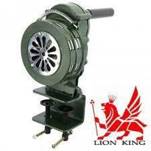 ไซเรนมือหมุนแบบยึดโต๊ะความดัง 110 dB(Hand Operated Siren) รุ่น LK-100ฺB ยี่ห้อ Lion King