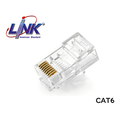 LINK รุ่น RJ45 CAT6 MODULAR PLUG(10PCS/PKG)