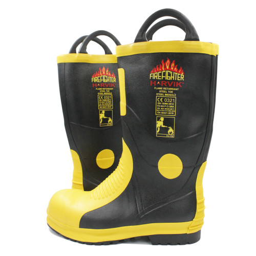 HARVIK รุ่น 9687L EN รองเท้าบูทดับเพลิง Fireman 