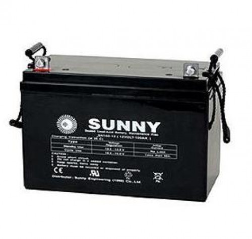 SUNNY แบตเตอรี่แห้งชนิดตะกั่ว-กรด Seal Lead Acid Battery 12V-100Ah.,รุ่น SN100-12