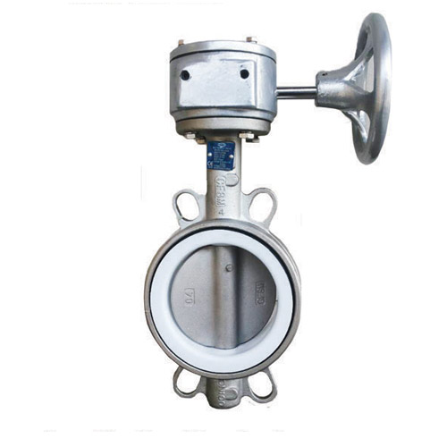 ARITA รุ่น SBF-T16G Stainless Steel Wafer Type Butterfly Valve , Universal  Flange, Gear Operator Si