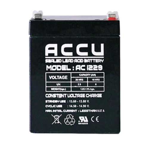 ACCU รุ่น AC-1229 Valve Regulated Lead Acid Battery 12V2.9Ah