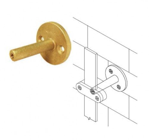 KUMWELL LXPH - A Back Plate Holdfast Dia. 63 mm, Height 68 mm.Aluminium