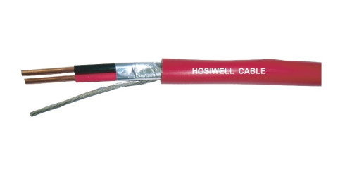 HOSIWELL รุ่น PN-9016 Fire Alarm Cables Foiled Shielded 2Cx16AWG (100 m.)