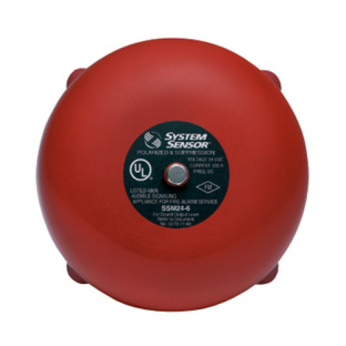 SYSTEMSENSOR รุ่น SSM24-6 Alarm Bell, 24 VDC, Polarized, 85 dBA, Size 6