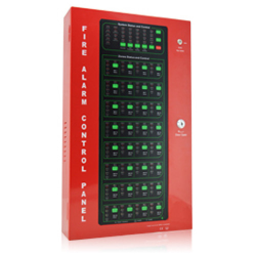 ASENWARE  AW-CFP2166-16 model, 16 Fire alarm zone, 2 Bell outputs, 2 Fire relay, 1 Fault relay, meta